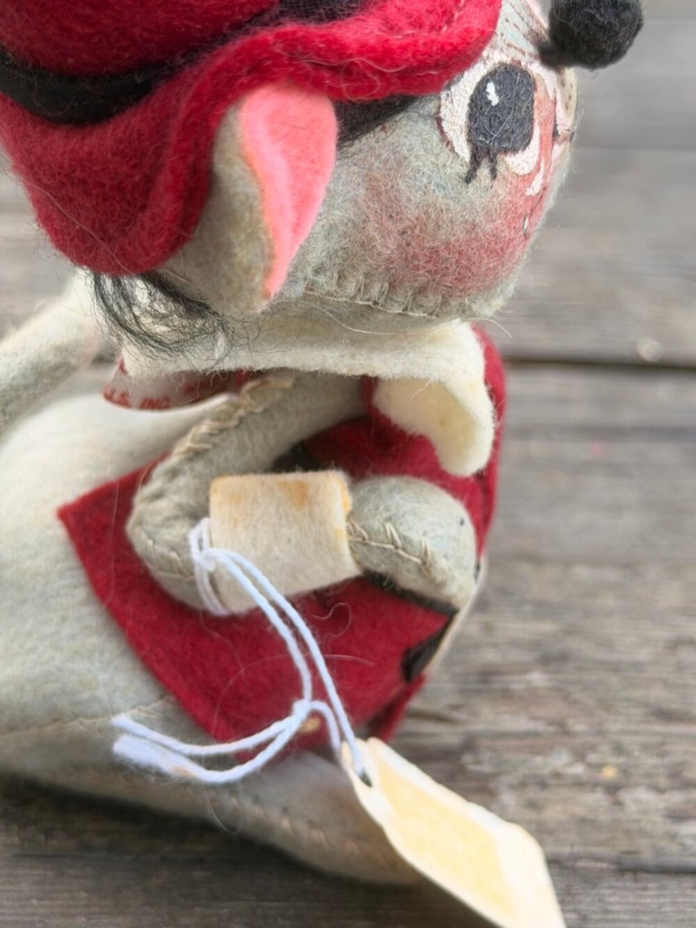 Vintage 1981 Annalee Mobilitee THANKSGIVING Pilgrim 5" Mouse Fall Harvest - Picture 10 of 12